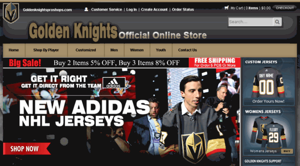 goldenknightsproshops.com