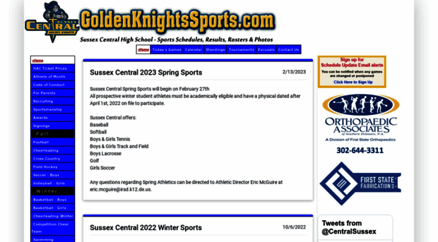 goldenknightssports.com