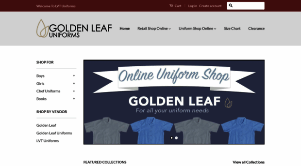 goldenleafuniforms.com