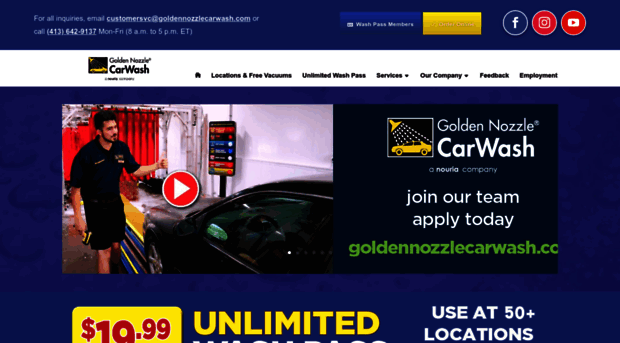 goldennozzlecarwash.com