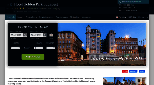 goldenpark-hotel-budapest.h-rez.com