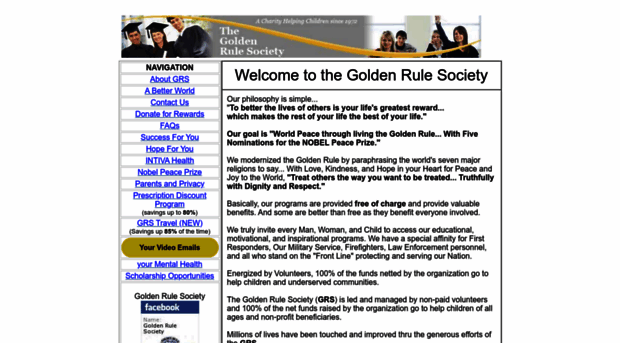 goldenrulesociety.org