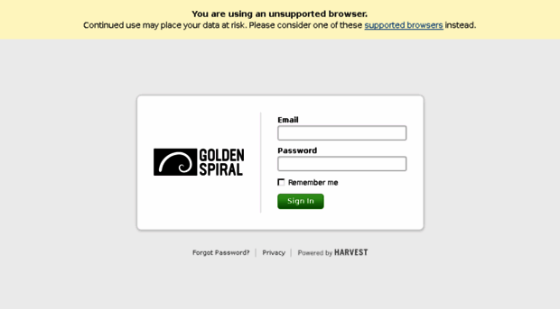 goldenspiral.harvestapp.com