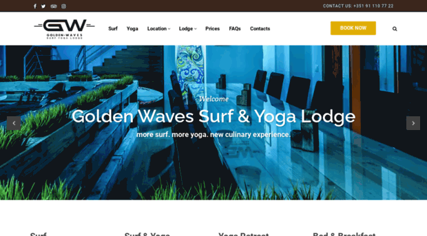 goldenwavessurflodge.com