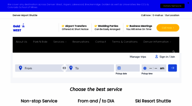 goldenwestairportshuttle.com