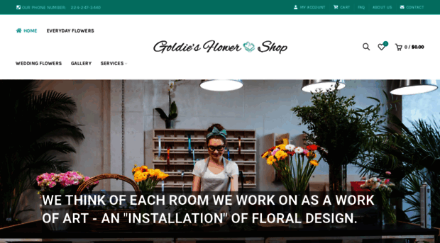 goldiesflowershop.com