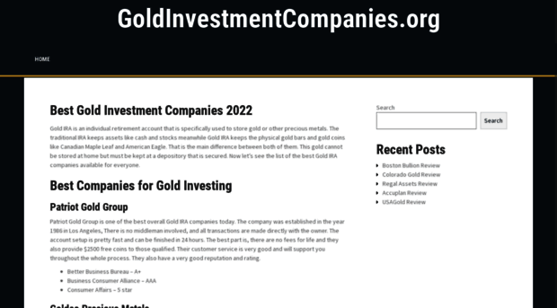 goldinvestmentcompanies.org