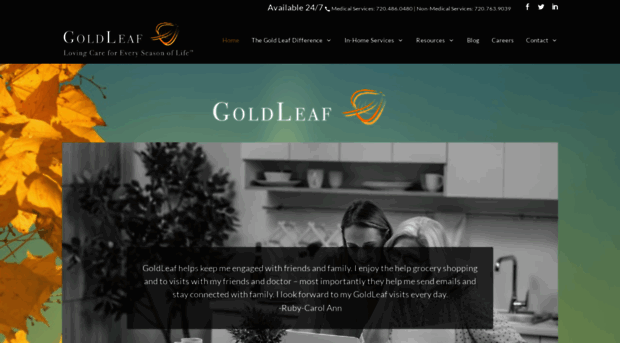 goldleafcare.com