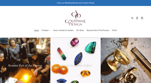 goldminedesignjewelers.com