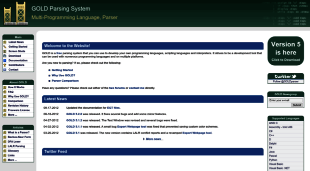 goldparser.org