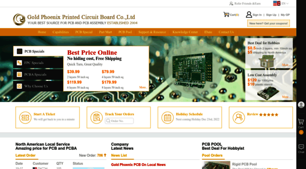 goldphoenixpcb.com