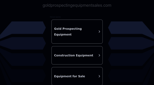 goldprospectingequipmentsales.com