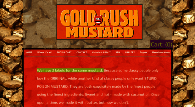 goldrushmustard.com