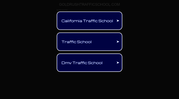 goldrushtrafficschool.com