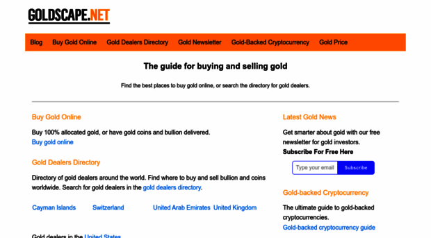 goldscape.net