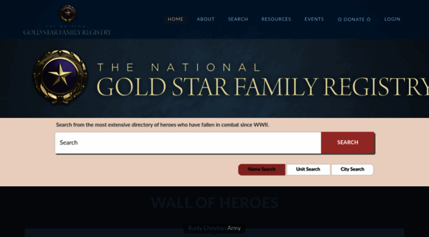 goldstarfamilyregistry.com