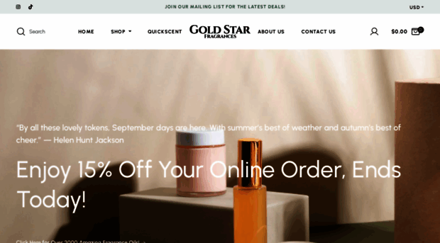 goldstarfragrances.com