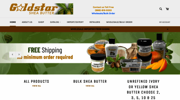 goldstarsheabutter.com