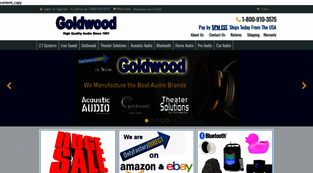 goldwoodsound.com