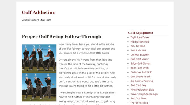golfaddiction.info