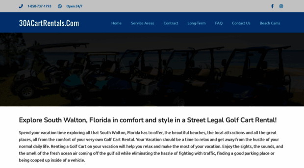 golfcartrentalsdestin.com