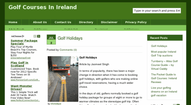 golfcoursesinireland.org