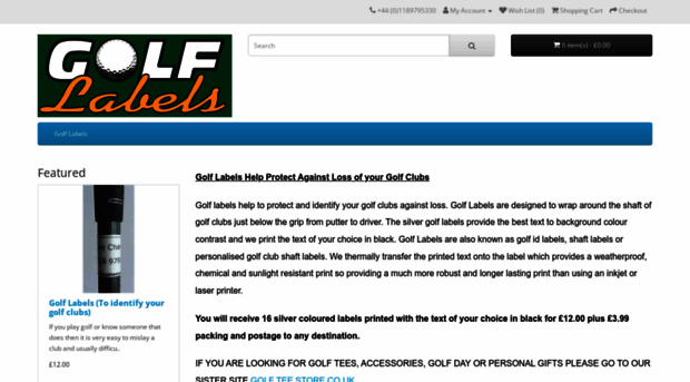 golflabels.co.uk