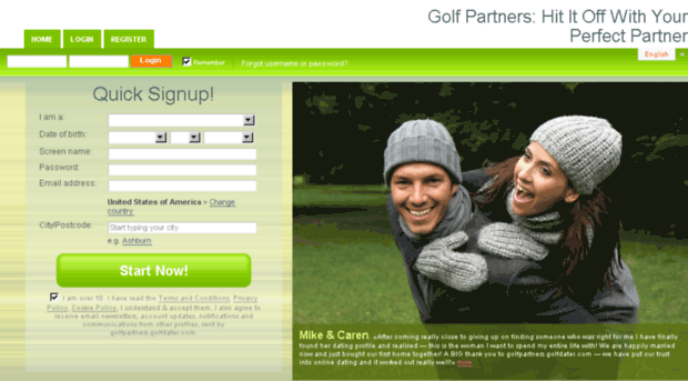 golfpartners.golfdater.com