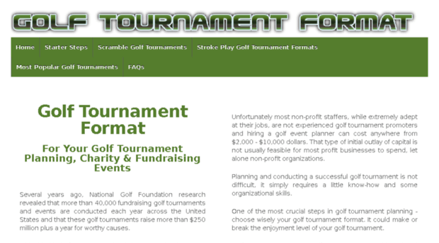 golftournamentformat.com