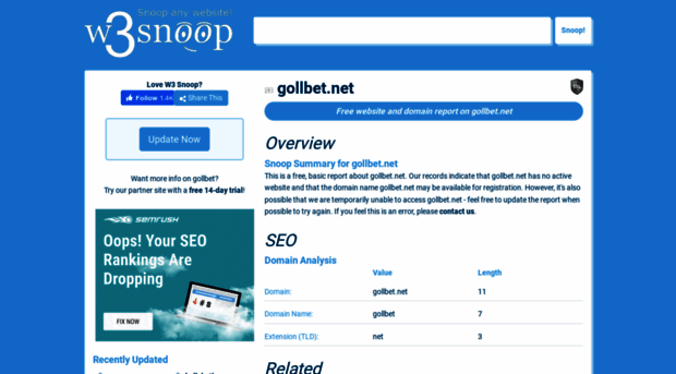 gollbet.net.w3snoop.com