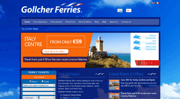 gollcherferries.com