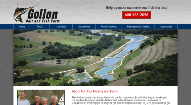 gollonfishfarm.com