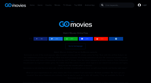 gomovies.gs - GoMovies - Watch Movies Online... - Go Movies