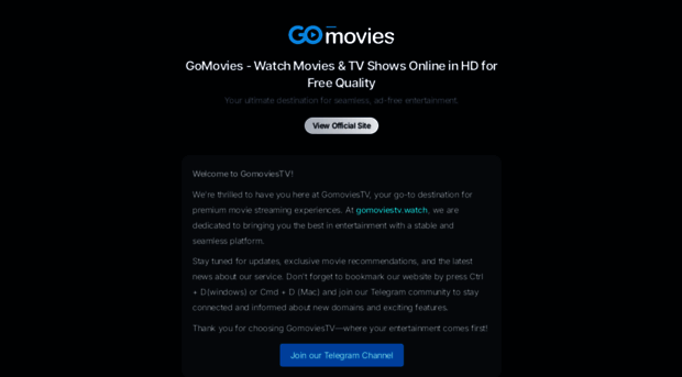 gomoviestv.watch - GoMovies - Watch Movies & TV S... - Go Movies TV