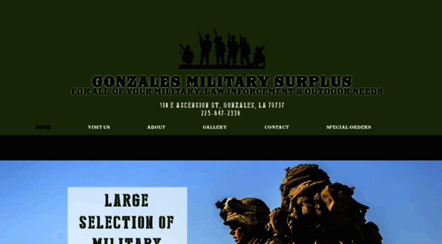 gonzalesmilitarysurplus.com