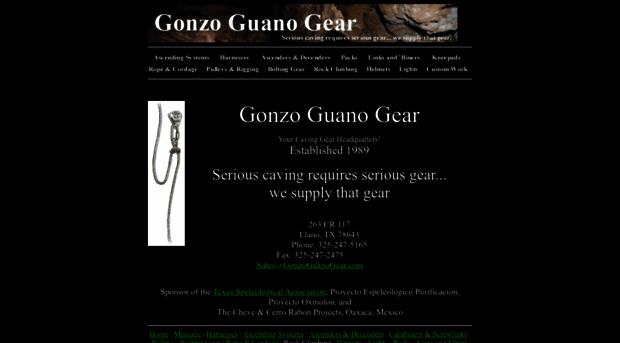 gonzoguanogear.com