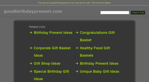 goodbirthdaypresent.com