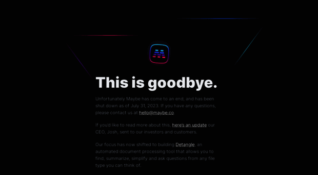 goodbye.maybe.co