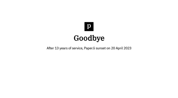 goodbye.paper.li