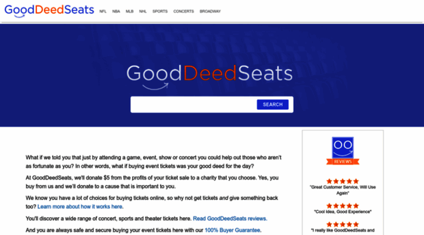 gooddeedseats.com