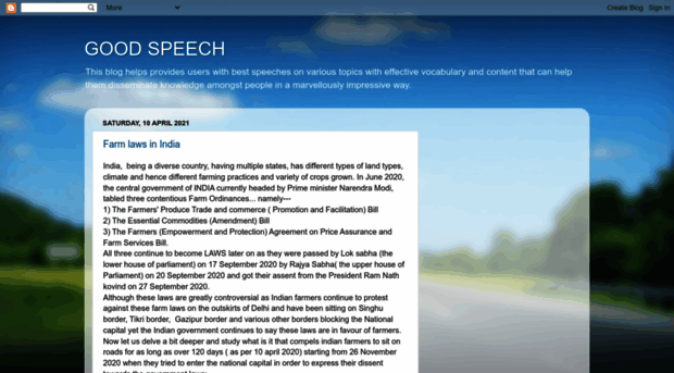 gooddspeech.blogspot.com