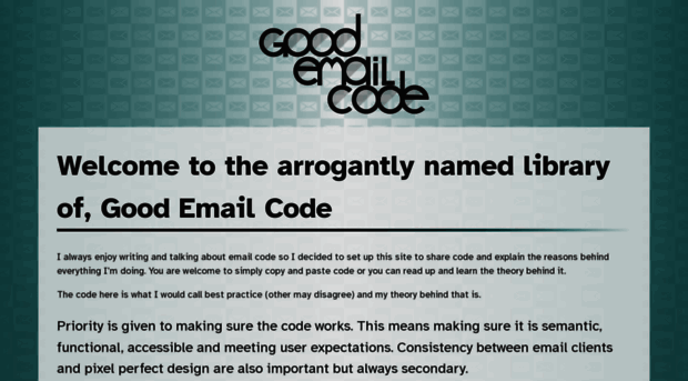 goodemailcode.com