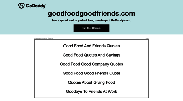 goodfoodgoodfriends.com