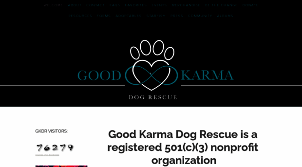 goodkarmadogrescue.com