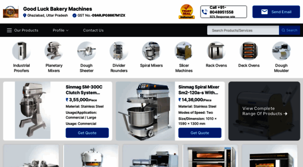 goodluckbakerymachines.co.in