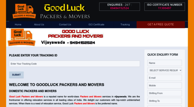 goodluckpackersandmovers.com