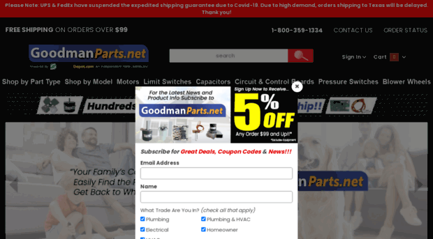 goodmanparts.net