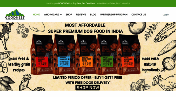 goodnesspetfood.com