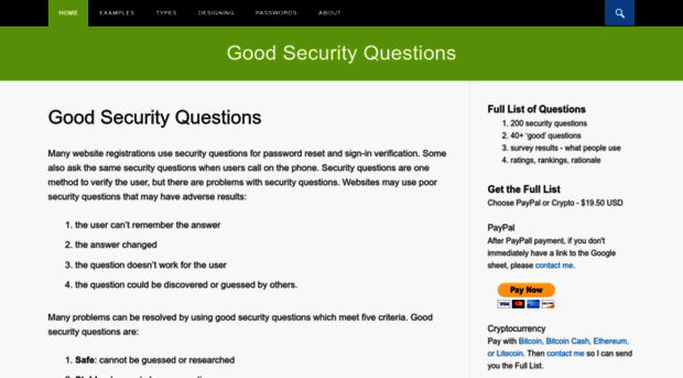 goodsecurityquestions.com