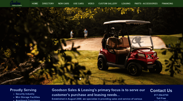 goodsongolfcars.com